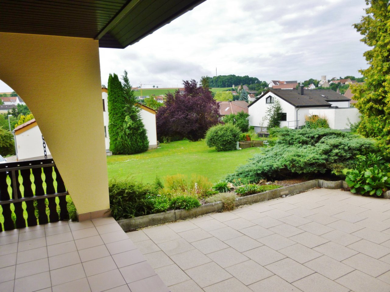 Sicht vom Wohnzimmer EG Sicht vom Wohnzimmer EG