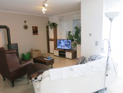 Wohnzimmer mit Schwedenofen