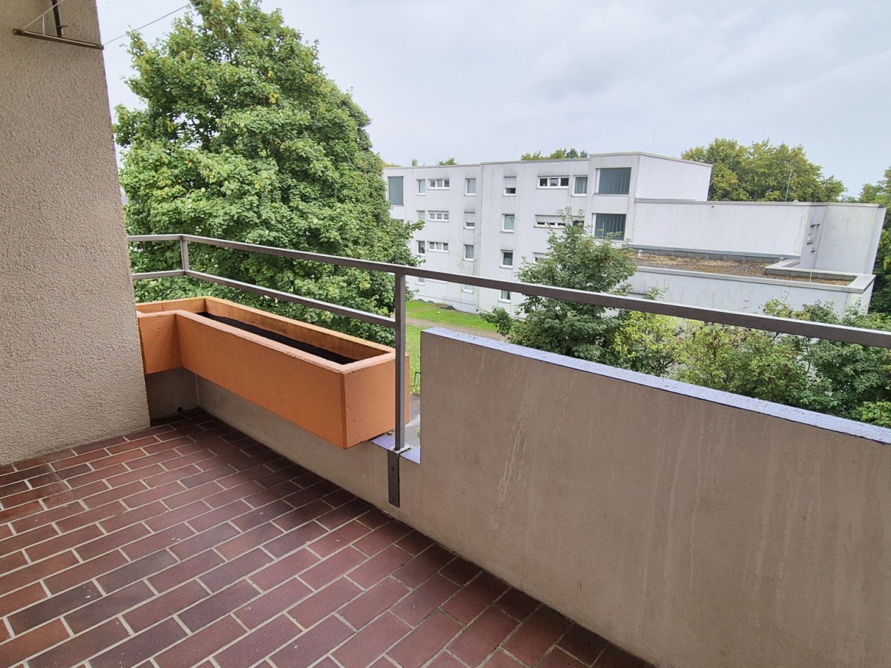 Blick vom Balkon